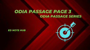 ODIA PASSAGE PAGE 3 BEST OF BEST MUST FOR 2024 ENTRANCE