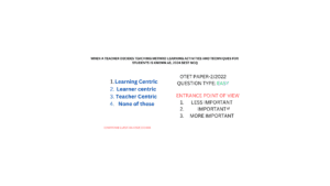 WHEN A TEACHER DECIDES TEACHING METHOD LEARNING ACTIVITIES AND TECHNIQUES FOR STUDENTS IS KNOWN AS, 2024 BEST MCQ